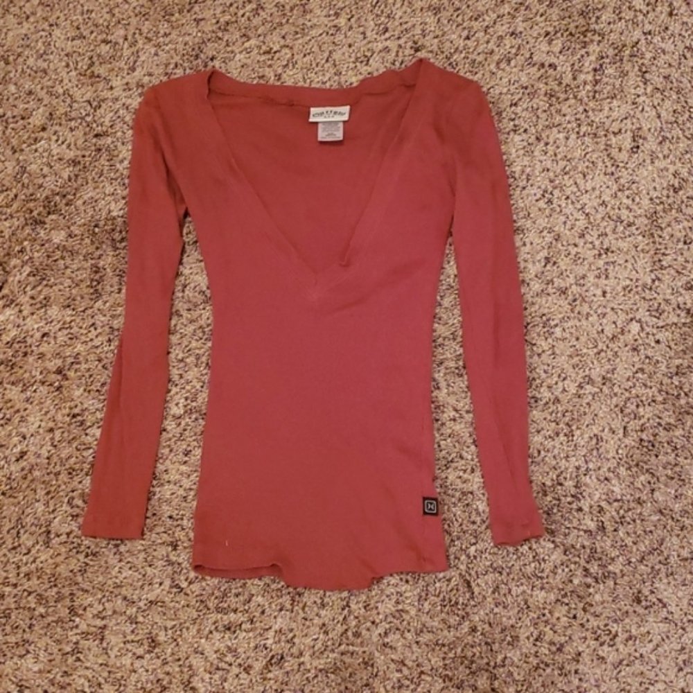 Cute low cut top